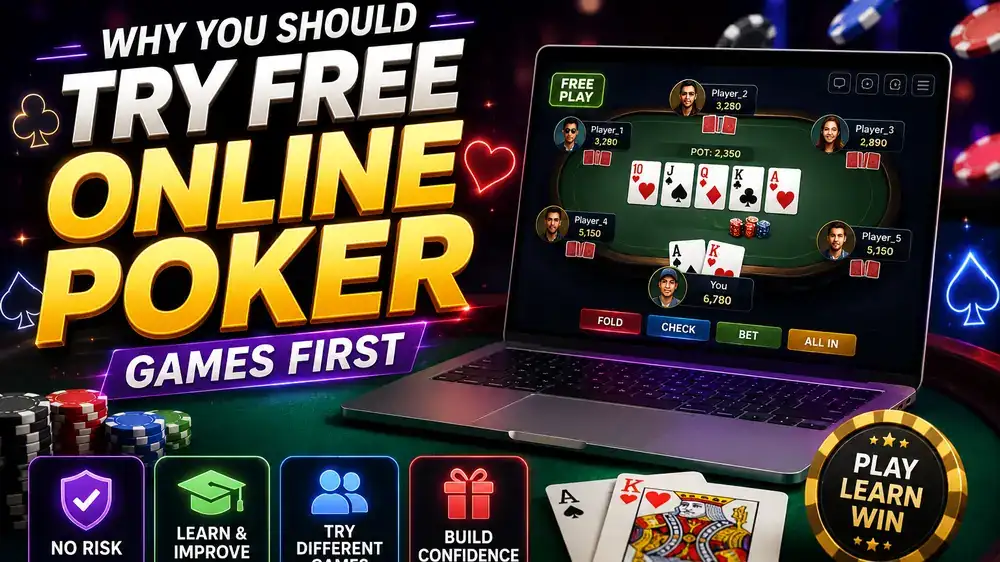 Why You Should Try Free Online Poker Games | Free Casino