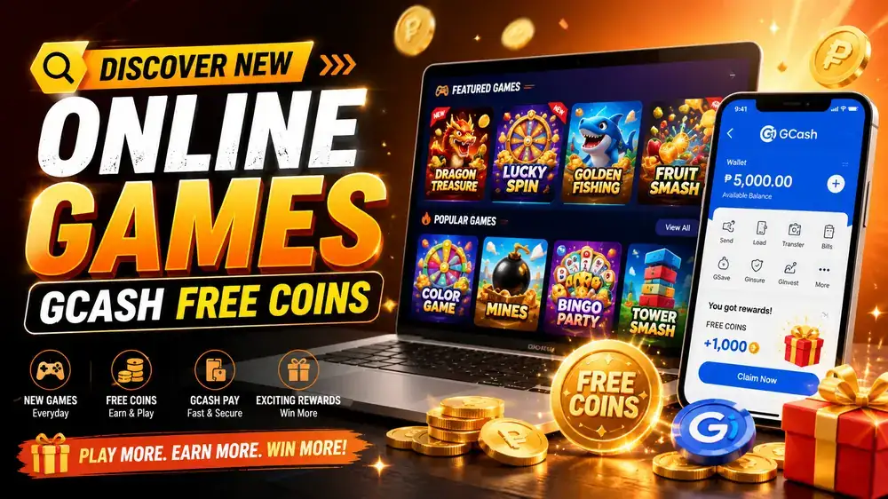 Discover new online games gcash free coins